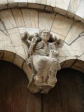 Christ du portail de Saint-Jean-le-Vieux (Perpignan)