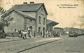 Intérieur de la gare.