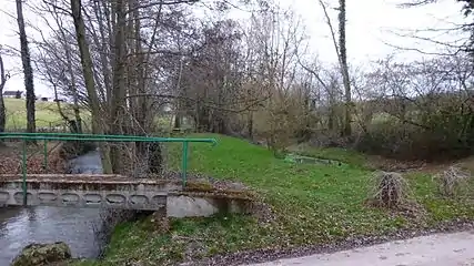 Passerelle du GR 13 au moulin de la Coudre