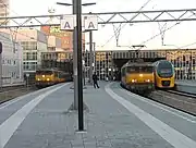 Quais de la gare d'Eindhoven.