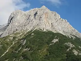 Le Persailhorn vu du refuge du Wiechenthal (ouest)