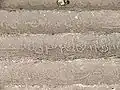 Inscription en Pehlevi, Musée de Persépolis