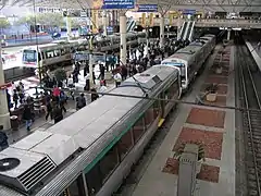 La gare centrale de Perth.