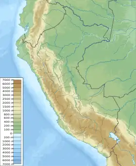 Voir sur la carte topographique du Pérou