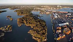 Le port de Rauma.