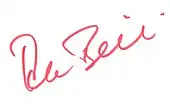 signature de Peter Beil