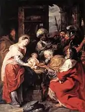 L'Adoration des Mages,Pierre Paul Rubens
