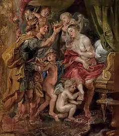Alexandre et Roxane, Rubens.