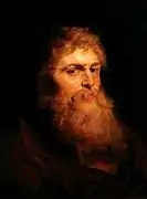 Tête d'homme barbu, 1617-1618, par Pierre Paul Rubens.