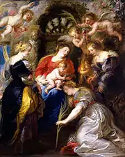 Rubens, Le Couronnement de Sainte Catherine (v.1631)