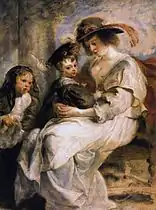 Hélène Fourment et ses enfants,Pierre Paul Rubens