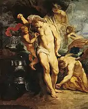 Rubens, Saint Sébastien soigné par les anges, vers 1603
