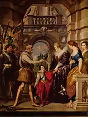 Henri IV transmet la Régence,Pierre Paul Rubens, galerie Médicis