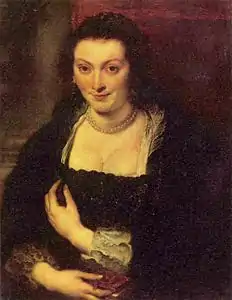 Portrait d'Isabella Brant de Rubens, vers 1625 (Galleria degli Uffizi, Florence)