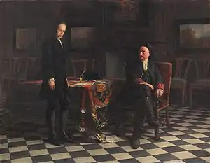 Pierre le Grand interrogeant le tsarévitch Alexis à Peterhof, 1871