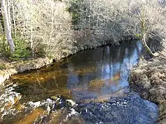 La Petite Vézère au pont de Chaleix.