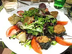 Petits farcis niçois (cuisine niçoise).