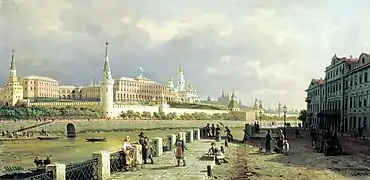 Vue du Kremlin de Moscou, 1879