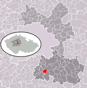 Localisation de Petříkov