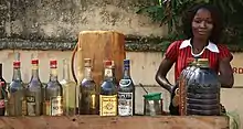 Vente à la bouteille à Cotonou