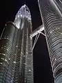 Passerelle des tours Petronas (Kuala Lumpur, Malaisie).