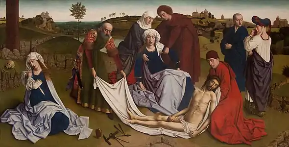 Petrus Christus, 1455-1460La LamentationMusées royaux des Beaux-Arts de Belgique