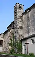 Le clocher de l'église.