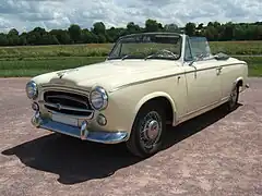 Cabriolet équipée de roues Robergel