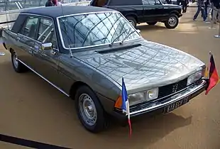 Peugeot 604 de Valéry Giscard d'Estaing（1975）