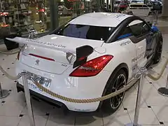 Peugeot RCZ HYbrid4, musée de l'Aventure Peugeot de Sochaux.