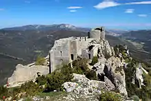 château de Peyrepertuse(42° 52′ 15″ N, 2° 33′ 19″ E)