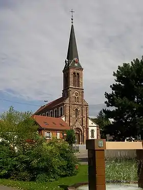 Pfastatt : église Saint-Maurice (1867)