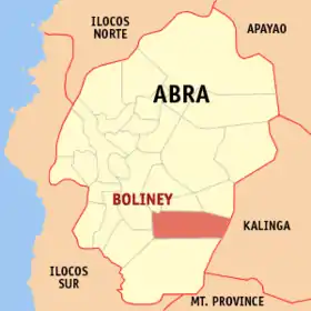 Localisation de Boliney
