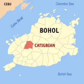 Localisation de Catigbian