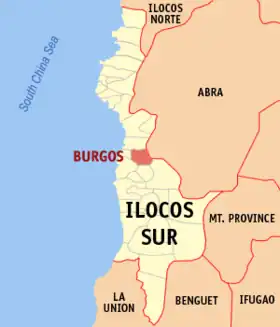 Localisation de Burgos
