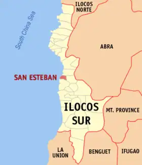 Localisation de San Esteban