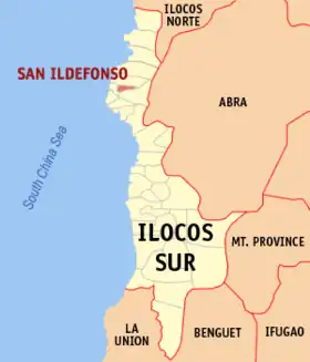 Localisation de San Ildefonso