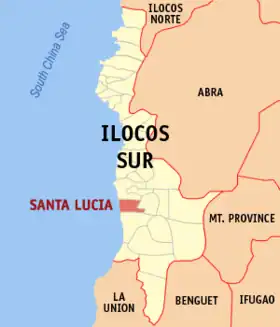 Localisation de Santa Lucia