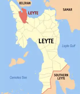 Localisation de Leyte