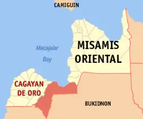 Localisation de Cagayán de Oro