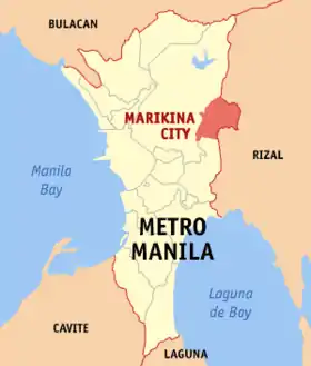 Localisation de Marikina