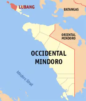 Îles Lubang au large de Mindoro.