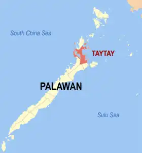 Localisation de Taytay