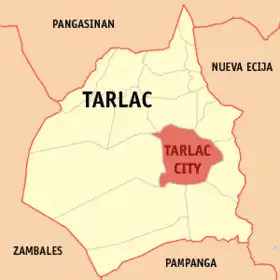 Localisation de Tarlac