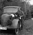 Lieu et date inconnus, camion Phänomen Granit 25 (ru) de la Luftwaffe.