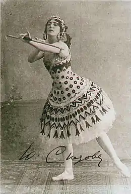 Julie Sedova dans le rôle d'Aspicia (1905).