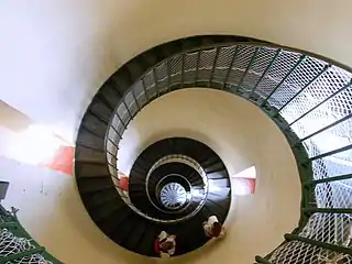 Escalier vu d'en haut