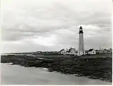 Le phare de Pointe-au-Père vers 1930