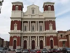 Façade de l'Église du Gesú de Philadelphie