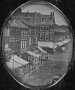 La Huitième rue et Market Street de Philadelphie (1840).